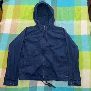 Patagonia Back Canyon Hoody Navy Blue Cotton Full Zip Jacket